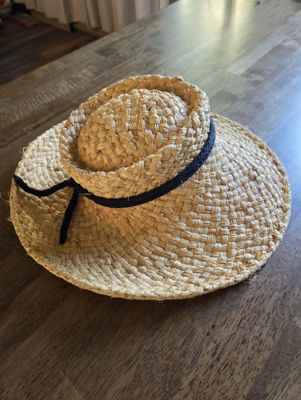 Kaminski Vintage Made In Australia Unique Handwoven Brimmed Sunhat